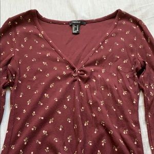 cropped long sleeve